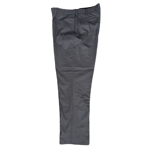 LL Bean Men's Classic Fit Pants Size 37 Inseam 33" Gray Flat Front Straight Leg - Picture 2 of 12